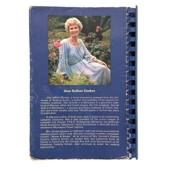 Tout De Suite À La Microwave II Cookbook By Jean K Durkee Spiral Bound - Picture 3 of 14